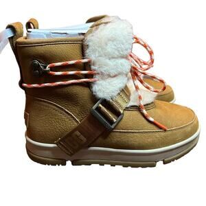 Ugg Classic Weather Hiker  Chestnut Winter Boot Waterproof Leather NEW Size 5.5